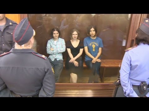 Pussy Riot sentenced for Putin protest
