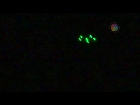 目擊到4架綠色不明飛行物體 |  4 green light UFO were sighted 10.39pm GMT8 30 Aug 2021