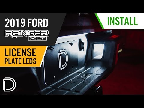 How to Install License Plate  LED Bulbs for 2019 Ford Ranger | Diode Dynamics