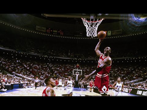 Bulls vs Magic Game 4 1996 ECF: MJ finishes off Orlando #michaejordan #Bulls #magic #Shaq #90snba