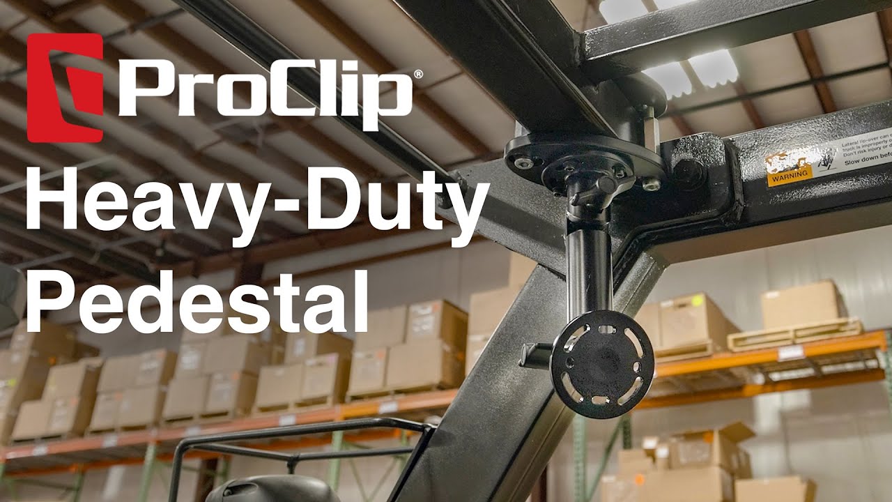 Play product video for 2 In. Heavy-Duty Pedestal Mount - Round Mounting Plates