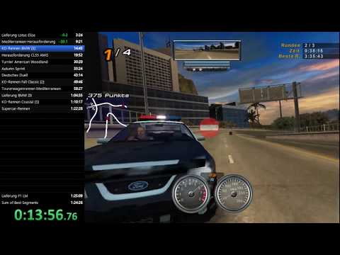 NFS Hot Pursuit 2 (DE) Speedrun, Hot Pursuit 32&33, 1:23:39