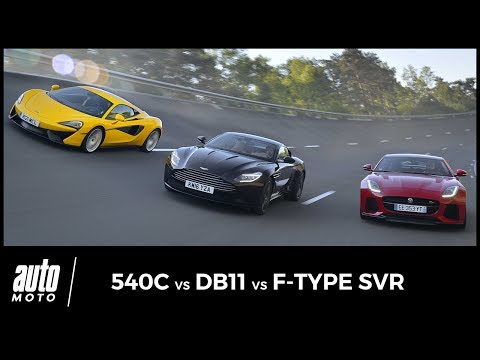 Les meilleurs sportives anglaises [ESSAI] : DB11 vs 540C vs F-Type SVR (1/2)