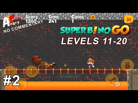 Super Bino Go Gameplay (levels 11-20)