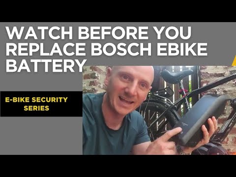 Watch BEFORE replacing Bosch e-bike battery powerpack