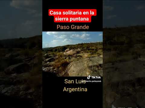 Casa solitaria en Paso Grande, San Luis