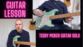 Teddy Picker solo - Guitar Lesson - Arctic Monkeys