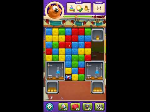 Toon Blast Level 7950 - NO BOOSTERS 🐻🐺🐱 | SKILLGAMING ✔️