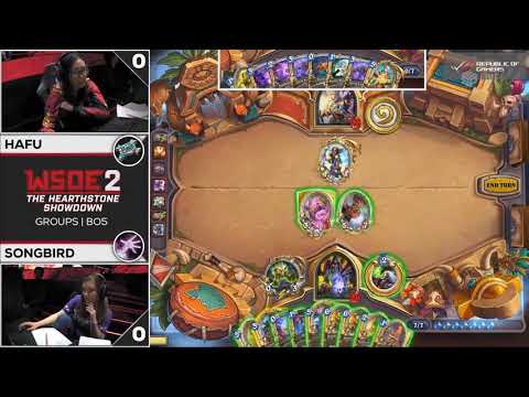 WSOE 2 The Hearthstone Showdown: Hafu vs SongBird | Day 1 Group D