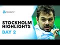 Wolf Takes On Baez; Wawrinka, Ruusuvuori & Borg All Feature | Stockholm 2023 Highlights Day 2