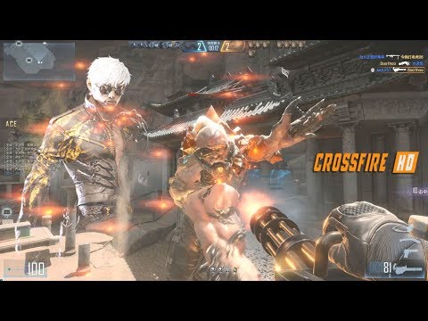 CrossFire HD CFHD - Zombies NANO MODE Gatling Gun MOS Dragon Characters Gameplay - CBT2 2019