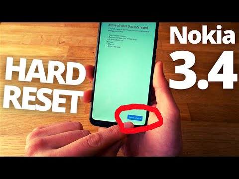 Nokia 3.4 - How to Factory Reset your Phone  ( Hard + Soft Reset )