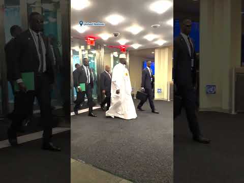 ▶️ Guinea’s Interim President Mamady Doumbouya Arrives at UN