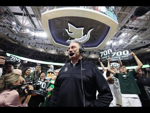 Spartans Beat Michigan 81-62 for Izzo's 700th Career Win