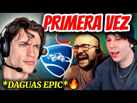 I react to RUBIUS and XOKAS playing Rocket League for the FIRST TIME 😂🔥