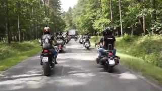 preview picture of video 'XXIV MIĘDZYNARODOWY ZLOT MOTOCYKLOWY - RADAWA 2014 - PARADA'
