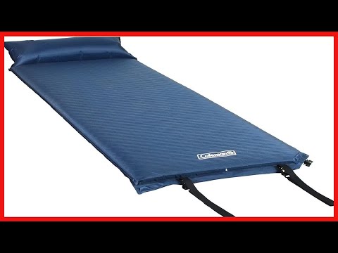 Coleman Self-Inflating Camping Pad with Pillow , Blue