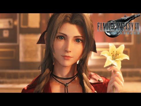 Aerith Gives A Flower To Cloud - Final Fantasy VII Remake (PS5)