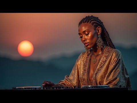 Afro House DJ Sunset Serenade | Rhythmic Deep House Mix Live from the Horizon 🌅