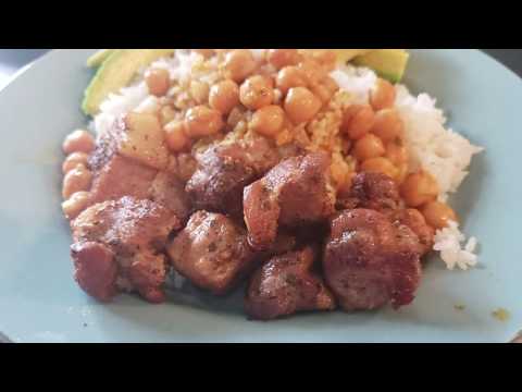 How to Make Fried Chunk  Pork (No oil Added )