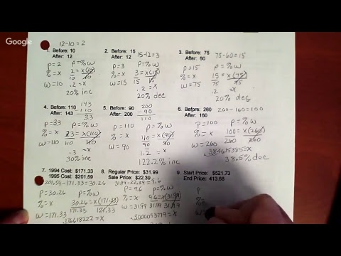 Module 4 Grade 7 Lesson 5 Percent Increase And Decrease Day 2