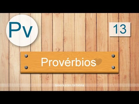Provérbios 13 - Bíblia em Audio - ARC