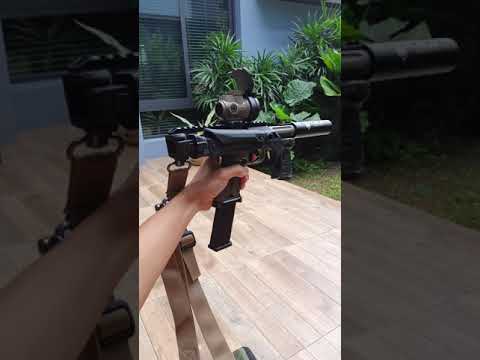 Action Army AAP-01 full auto firing