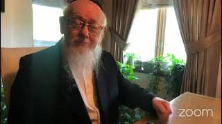 סיום השלושים של הרב יואל כהן ע"ה, הרב חייקין שנת תשפ"א