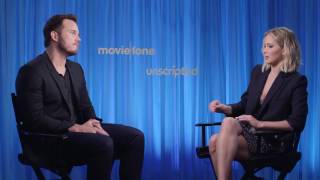 Jennifer Lawrence Loves Chris Pratt's Dinosaur Cowboy | 'Passengers' Unscripted