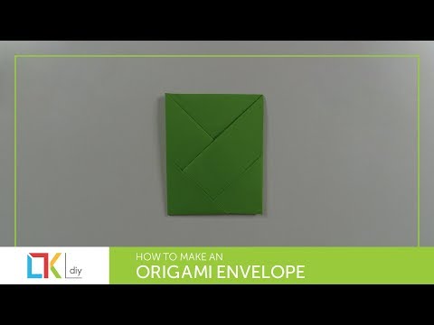 Origami toys #39 - How to make an origami envelope VII