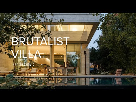 A Brutalist Villa Design Captures A vineyards View Frame (House Tour)