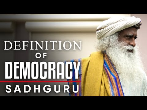 投票する人々を得るために？：なぜ私は人々が選挙で投票するように奨励するのか - Sadhguru (GETTING PEOPLE TO VOTE ?: Why I Encourage People To Vote In The Elections - Sadhguru)