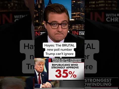Hayes: The BRUTAL new poll number Trump can’t ignore