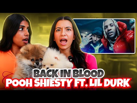 Canadian Girls React to Pooh Shiesty & Lil Durk “Back In Blood” 😭🔥 with PUPPIES! 🐶 #backinblood #rap