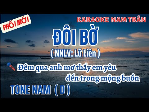 Karaoke Đôi Bờ Tone Nam | Nam Trân
