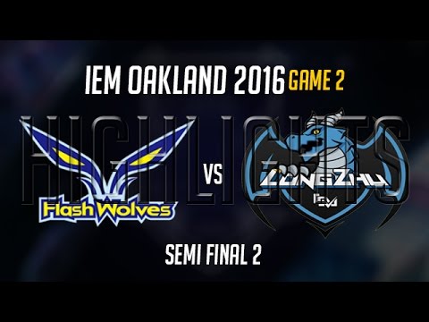Flash Wolves vs Longzhu Gaming Highlights Game 2, IEM Oakland 2016 Semifinal, FW vs LZG G2
