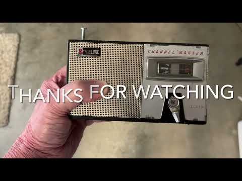 Germanium Transistor HISS | Radio Troubleshooting/Repair | CHANNEL MASTER MODEL 6514