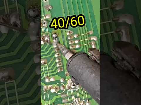 How to choose 60/40 or 40/60 soldering iron, the soldering results are different