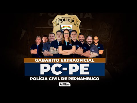Concurso PC PE 2024 - Gabarito Extraoficial - AGENTE - AlfaCon