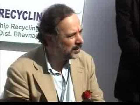 IMO's Alang Visit - Dr. Nikolas Mikelis