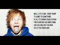 Eminem - River ft. Ed Sheeran - Lyrics Eminem - River ft. Ed Sheeran - Lyrics