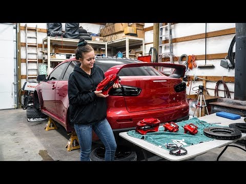 Surprising Bobbi With New Brembo Brakes!