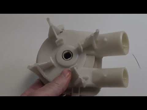 WASHING MACHINE LEAKING WATER FIXED by Replacing 3363394 Washer Water Drain Pump #washer #waterpump
