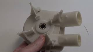 Washing Machine Leaking Water Fixed by Replacing 3363394 Washer Water Drain Pump