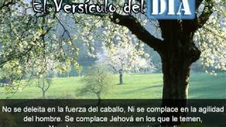 Miniatura del video: El versiculo del dia .com - Salmos 147 v10-11