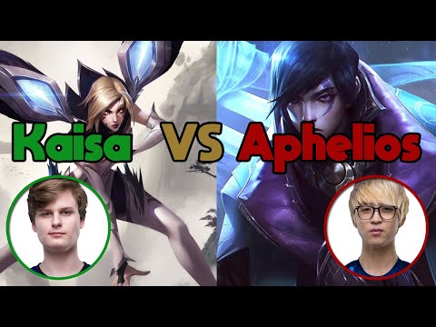 Kai'Sa (OG Upset) VS Aphelios (ROGUE Hans Sama) EUW Challenger Replay