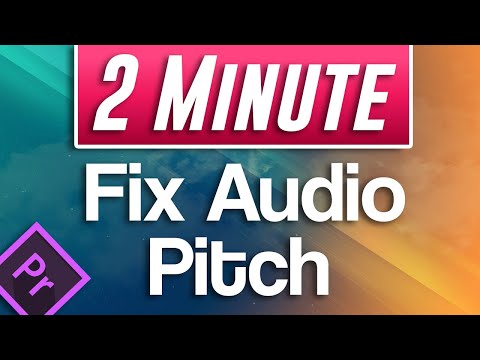 Premiere Pro : How to Speed Up Audio without Changing Pitch