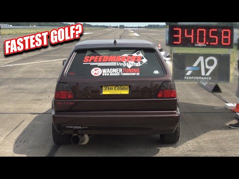 IS THIS THE FASTEST VW GOLF MK2 ON EARTH? 1400hp GOLF!
