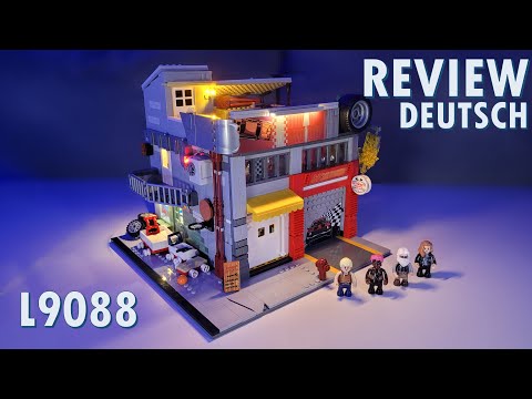 Lumibricks L9088 Street MOD Garage | Bau & Review, Deutsch | Tobi’s Brick Space |
