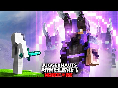 100 Players Simulate JUGGERNAUT Hunger Games in Minecraft!